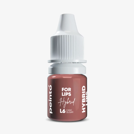 Pigmento PMU para labios Peinto L6 Cane Sugar fórmula híbrida marrón anaranjado cálido para técnicas 3D y micropigmentación profesional