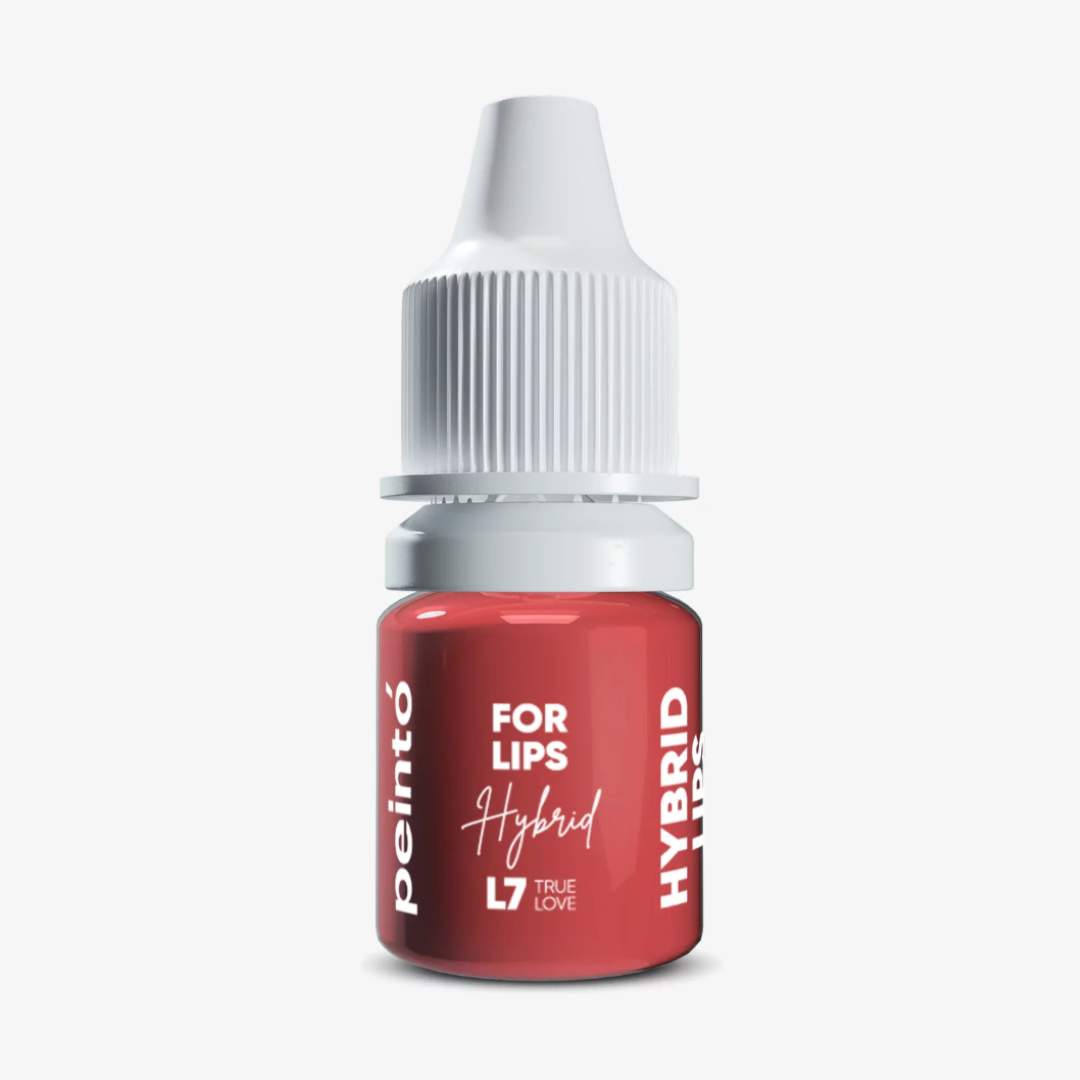 Pigmento PMU para labios Peinto L7 True Love fórmula híbrida berry neutro frasco profesional para micropigmentación labial