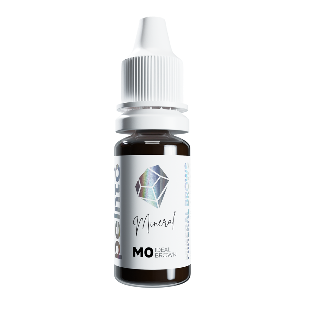 Pigmento PMU para cejas Peintó Mineral M0 Ideal Brown 10 ml marrón neutro puro frasco profesional para micropigmentación de cejas
