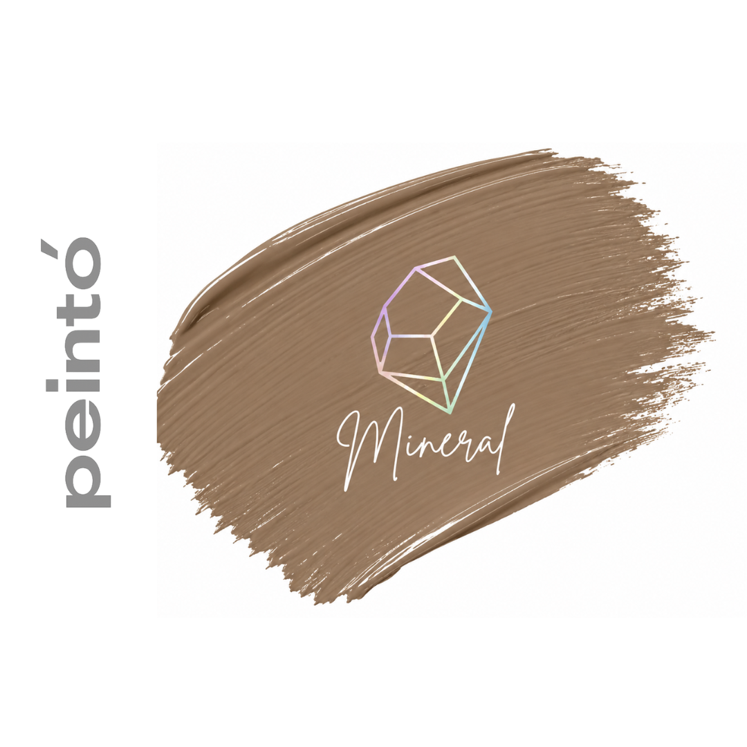 Textura del pigmento PMU Peintó Mineral M1 Blond rubio neutro claro para micropigmentación profesional de cejas naturales y delicadas