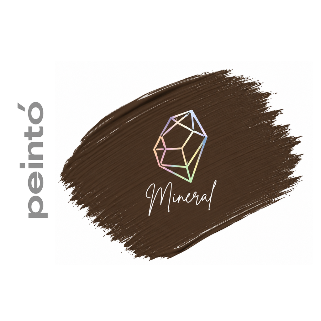 Textura del pigmento Peintó Mineral M2 Dark Blond rubio oscuro neutro para cejas naturales con acabado profesional