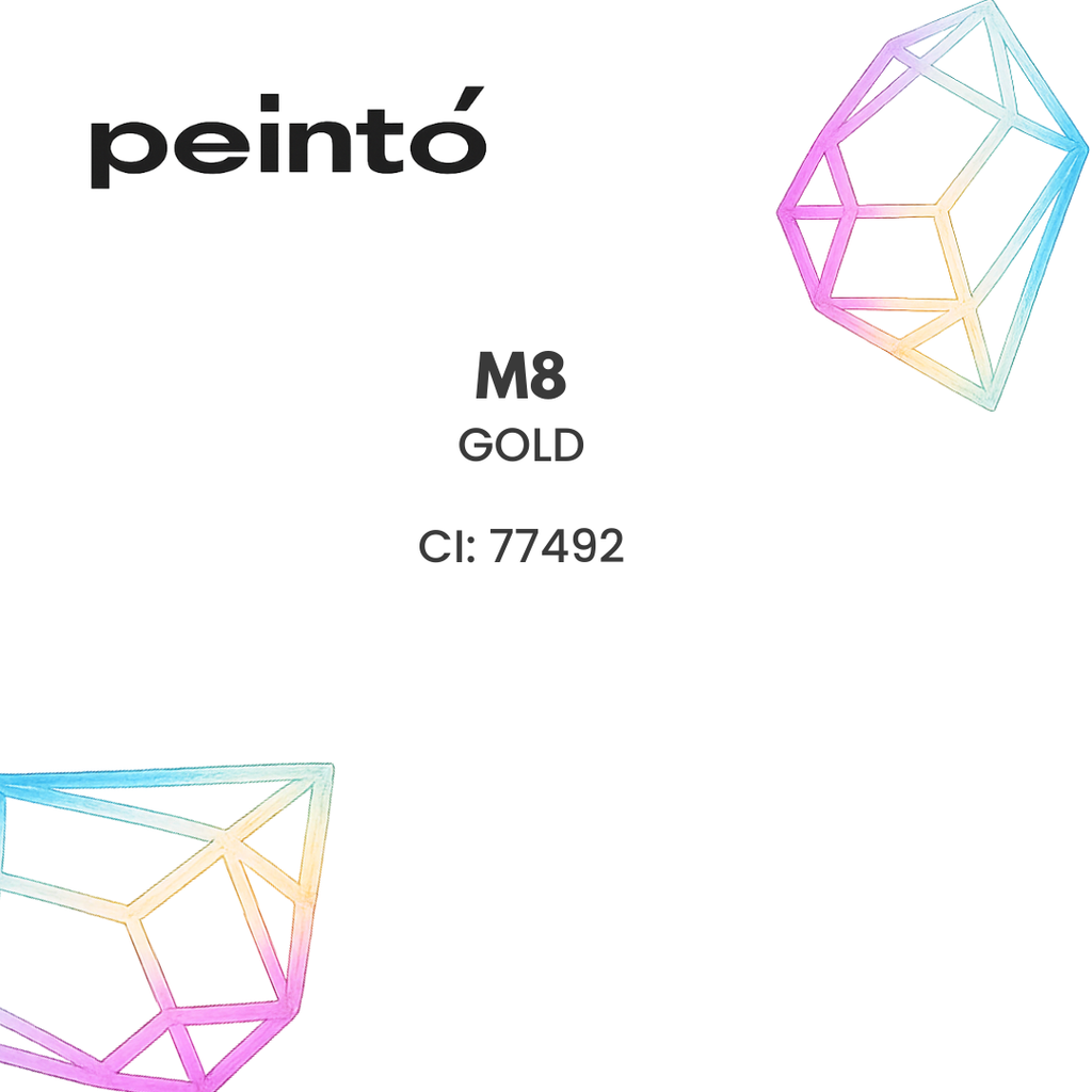 Corrector PMU Peintó Mineral M8 Gold ficha técnica composición CI 77492 para neutralización profesional de cejas y corrección cromática