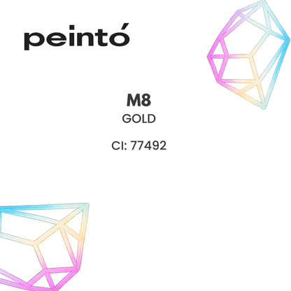Corrector PMU Peintó Mineral M8 Gold ficha técnica composición CI 77492 para neutralización profesional de cejas y corrección cromática