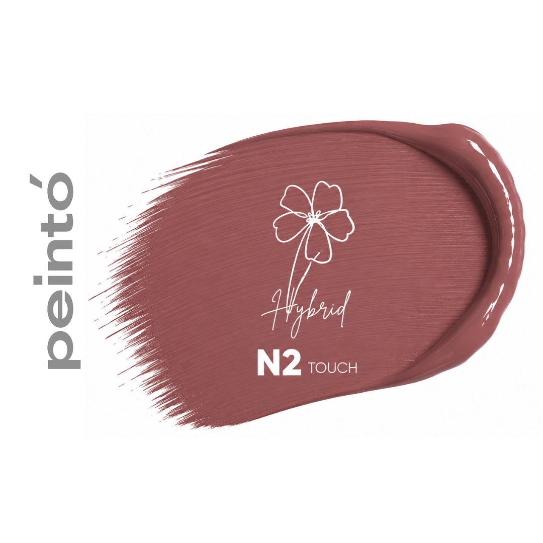 Textura pigmento PMU Peinto N2 Touch marrón ladrillo cálido con acabado aterciopelado para micropigmentación profesional de labios