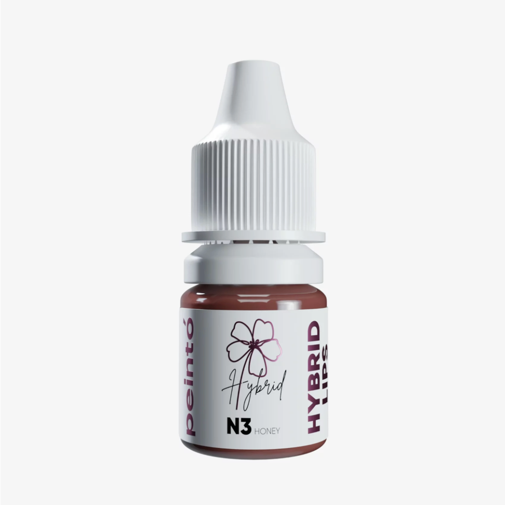 Pigmento PMU Peinto N3 Honey beige melocotón cálido para labios frasco profesional de la colección Hybrid Lips