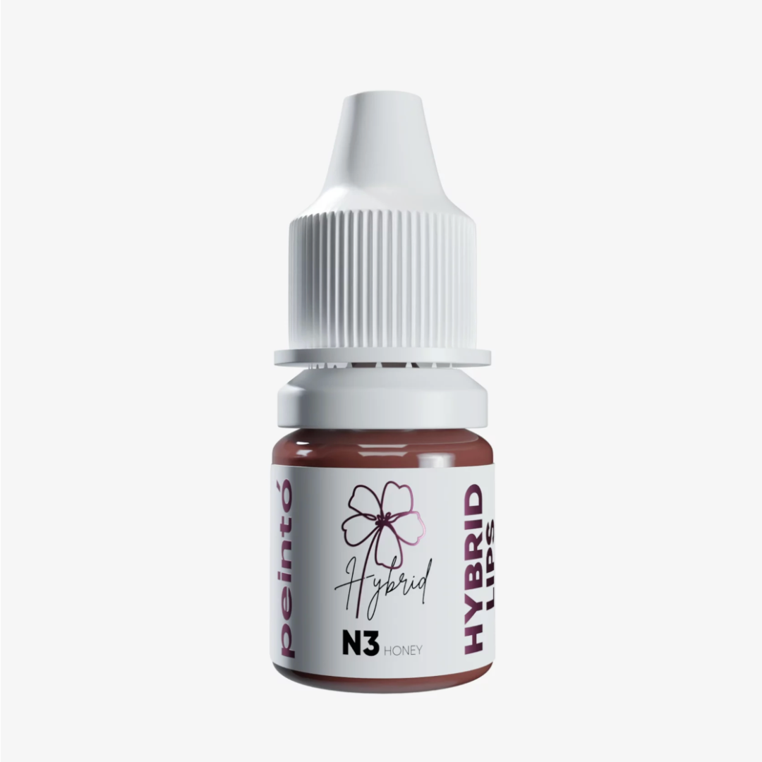 Pigmento PMU Peinto N3 Honey beige melocotón cálido para labios frasco profesional de la colección Hybrid Lips