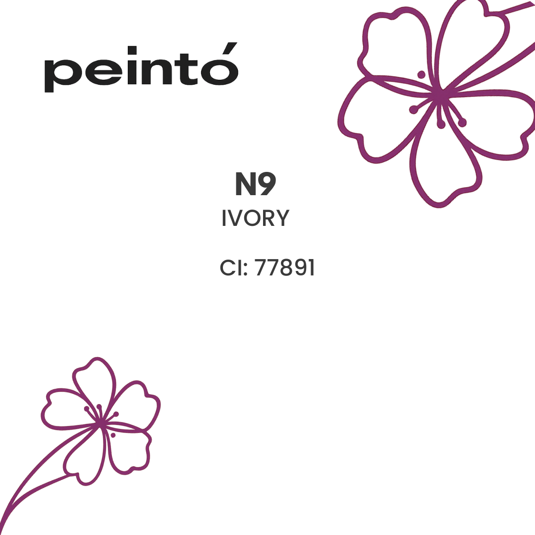 INCI corrector PMU Peinto N9 Ivory CI 77891 dióxido de titanio modificador profesional para mezclas de micropigmentación labial