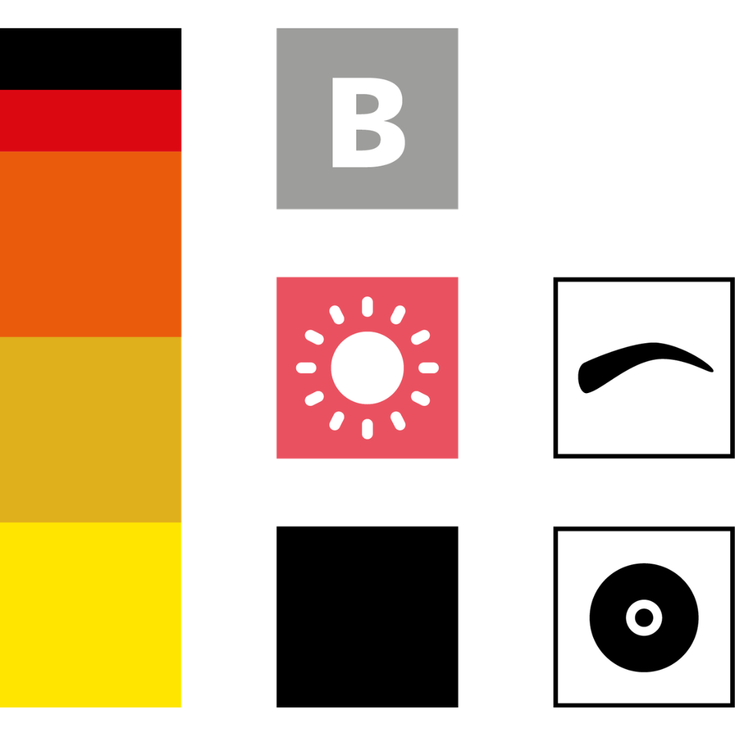 Información visual del pigmento PMU Swiss Color 714 Medium Brown con composición híbrida, temperatura cálida, opacidad media y aplicación en cejas y areola