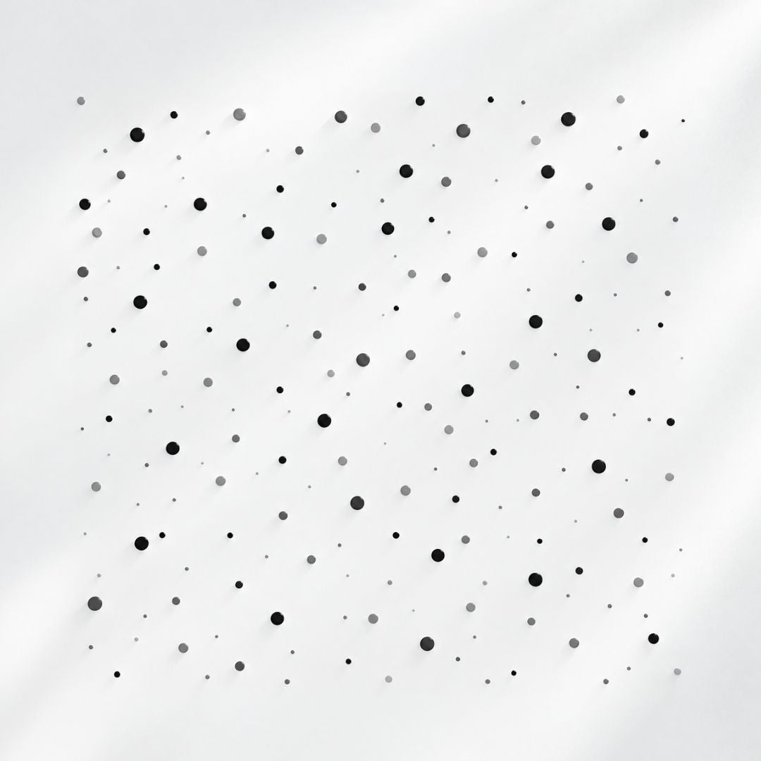 Representación de pigmento PMU con partículas dispersas para ilustrar la consistencia fluida de Swiss Color 901 Pigment Solution