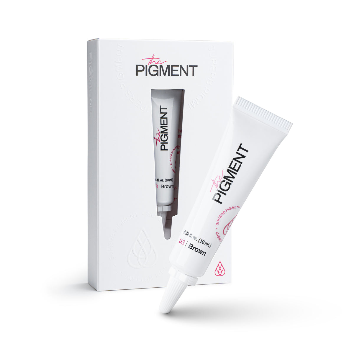 Pigmento PMU para cejas The Pigment Brown 3 10 ml packaging original formato tubo pigmento profesional para microblading pelo a pelo