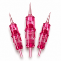 Cartuchos PMU THEM Serie Rosa 1RLLT en 0,27, 0,30 y 0,33 mm para blending, sombreado y técnicas de micropigmentación