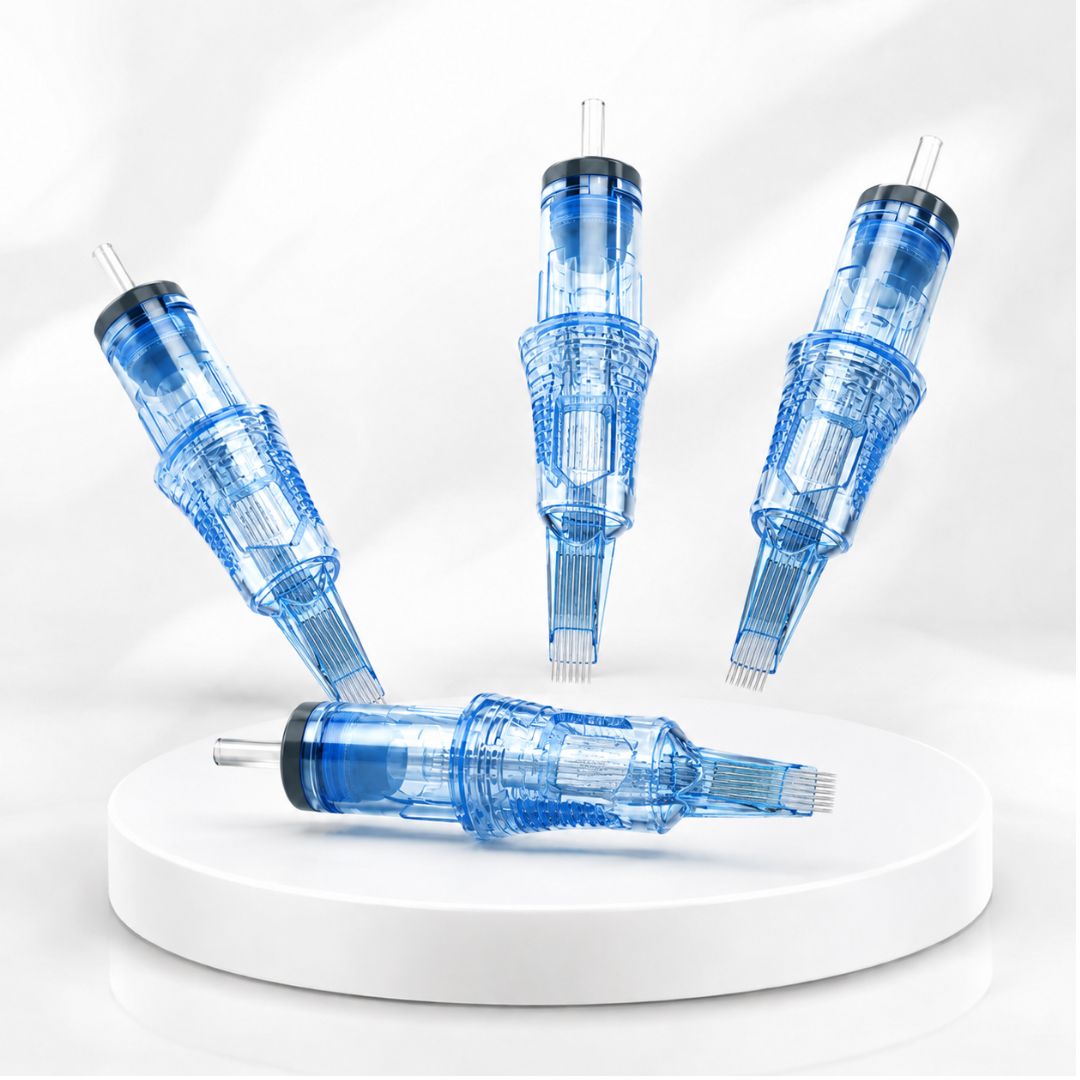 Cartuchos PMU Viper Van Gogh VL Magnum Long Taper para sombreado, relleno y distribución progresiva del pigmento
